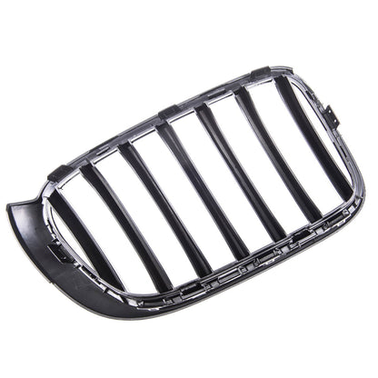 Sportgrill Hochglanz Schwarz Einzel-Linie passend für BMW X3 F25 / X4 F26 2014-2018