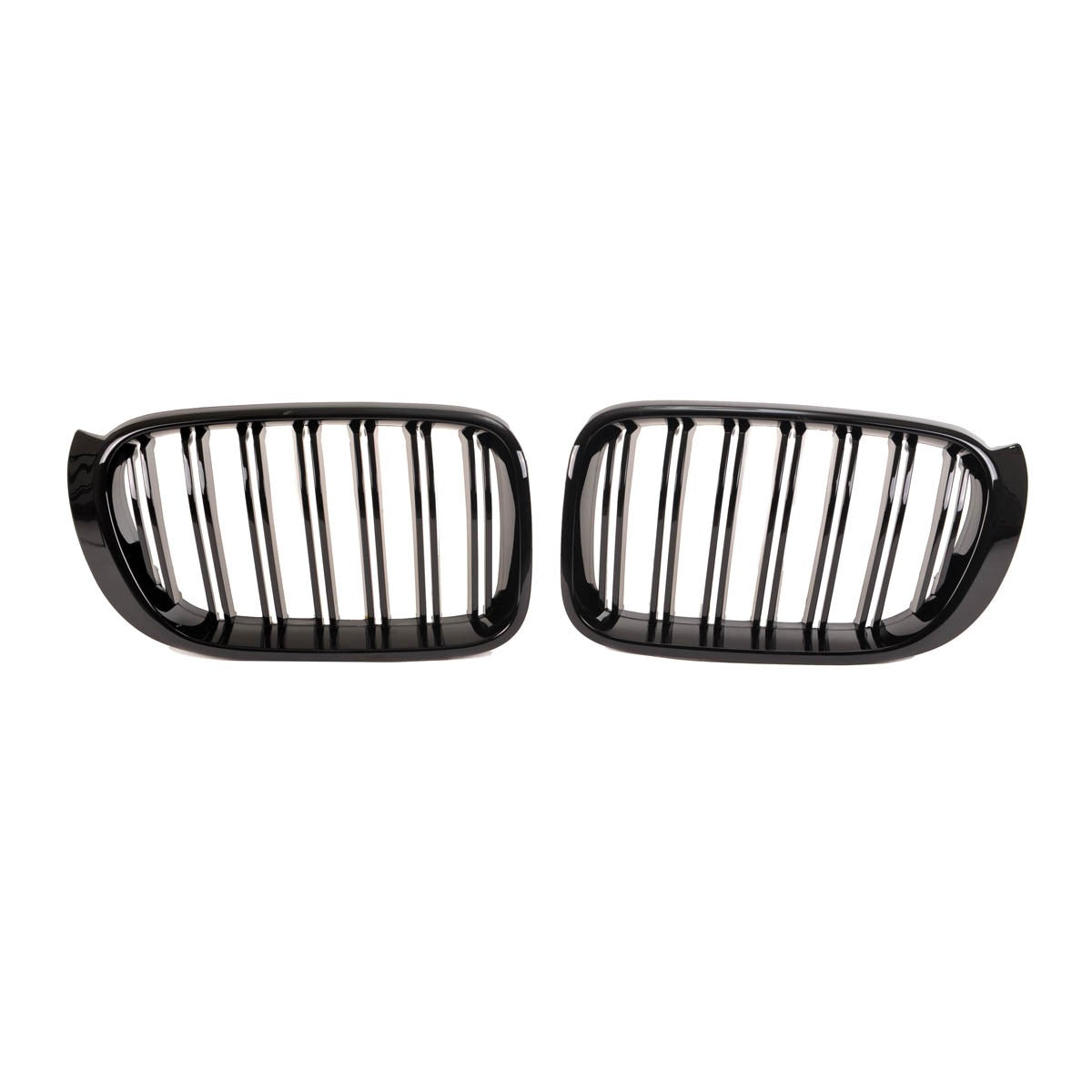 Sportgrill Hochglanz Schwarz Doppel-Linie passend für BMW X3 F25 X4 F26 2014-2018