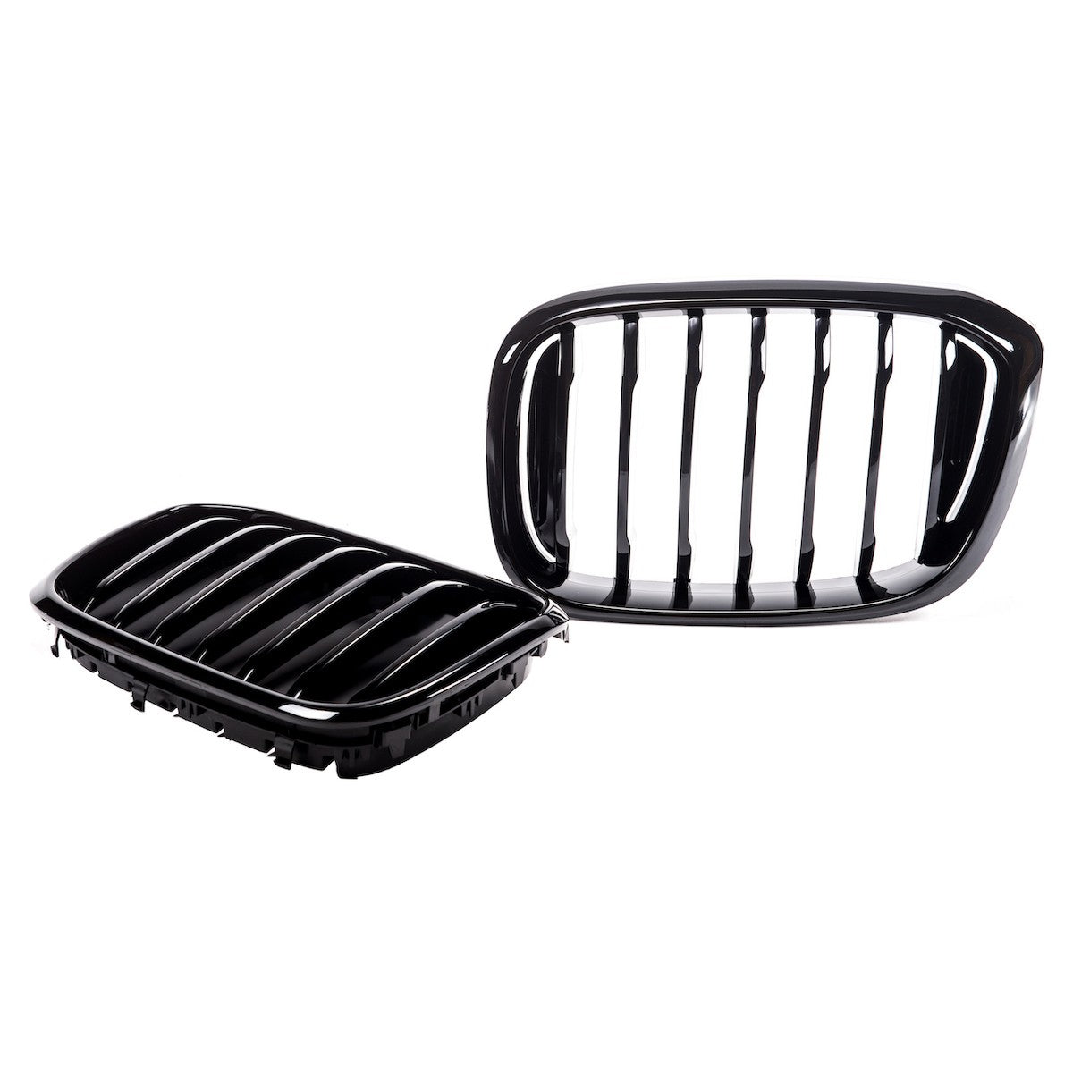 Kühlergrill Hochglanz Schwarz passend für BMW X3 G01 X4 G02 2017-2021
