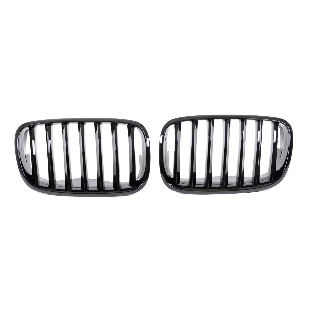 Kühlergrill Hochglanz Schwarz passend für BMW X5 E70 X6 E71 2007-2013