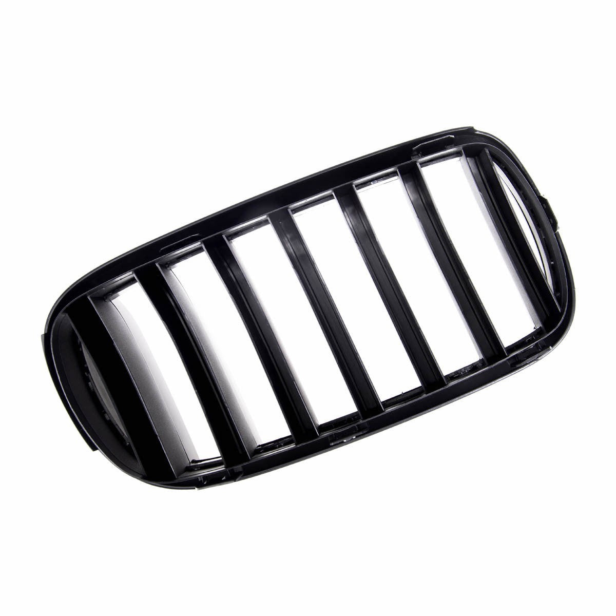 Kühlergrill Hochglanz Schwarz Einzellinie passend für BMW X5 F15 X6 F16 2013-2018