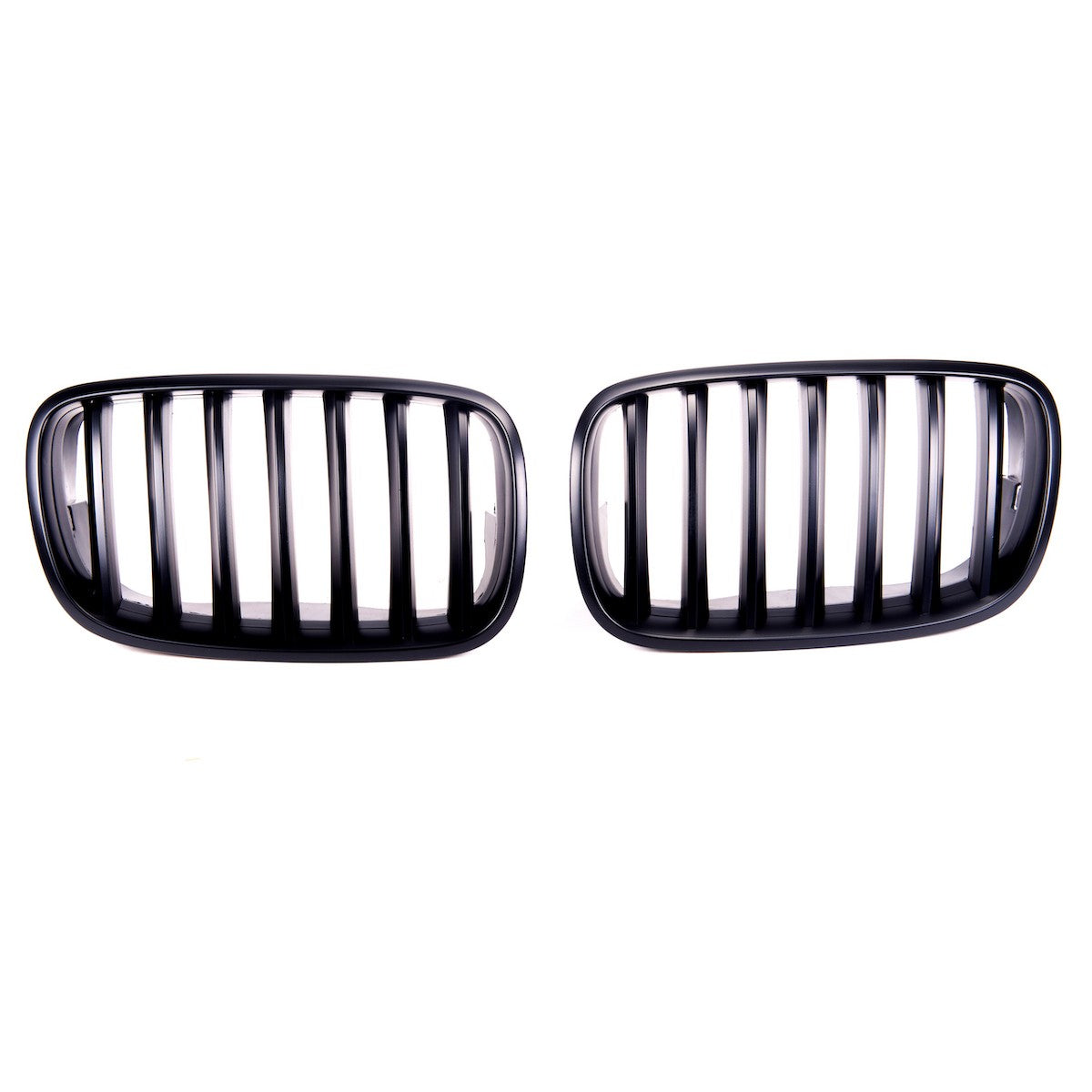Matt Schwarz Einzellinie Kühlergrill passend für BMW X5 E70 X6 E71 2007-2013