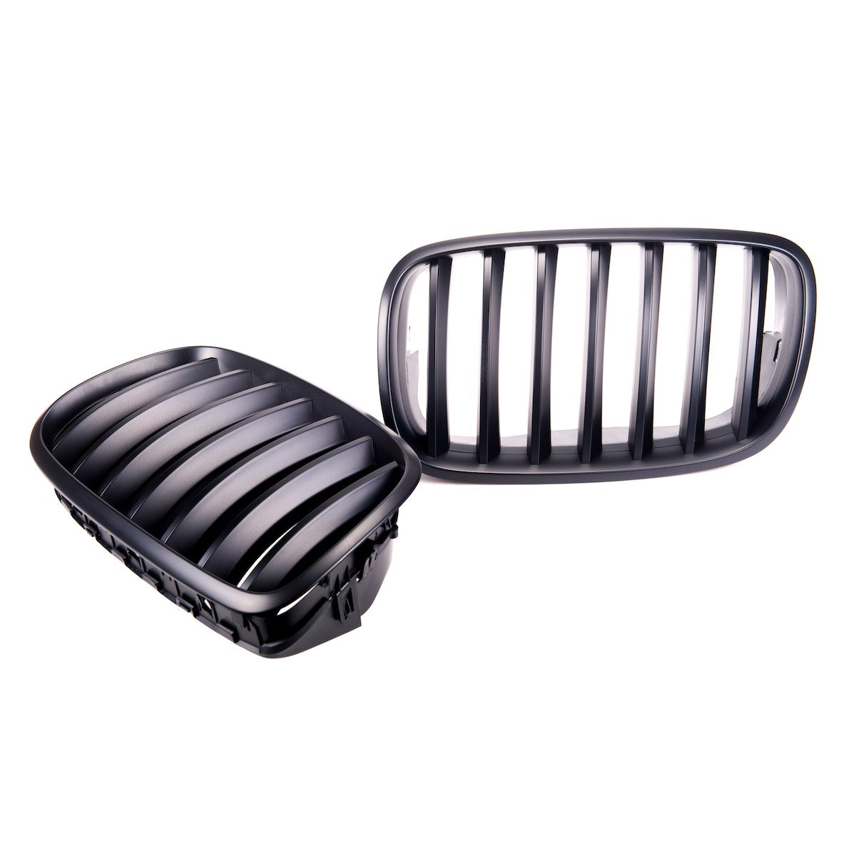 Matt Schwarz Einzellinie Kühlergrill passend für BMW X5 E70 X6 E71 2007-2013