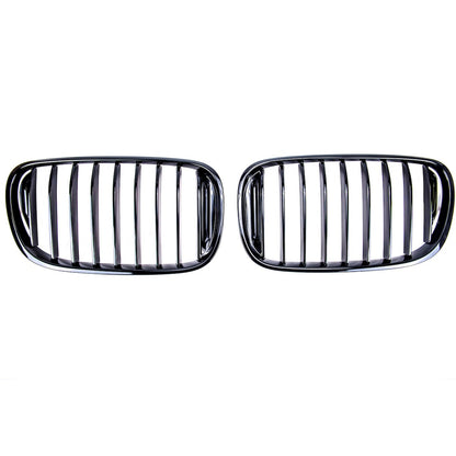 Hochglanz Schwarz Single Line Frontgrill passend für BMW 7er G11 G12 2015-2019