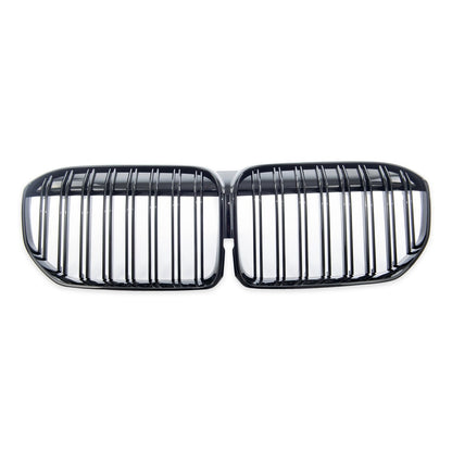 Dual Line Hochglanz Schwarz Grill passend für BMW 7er G11 G12 2019-22