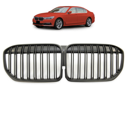 Sport Grill Dual Line Matt Schwarz passend für BMW 7er 2019-2022