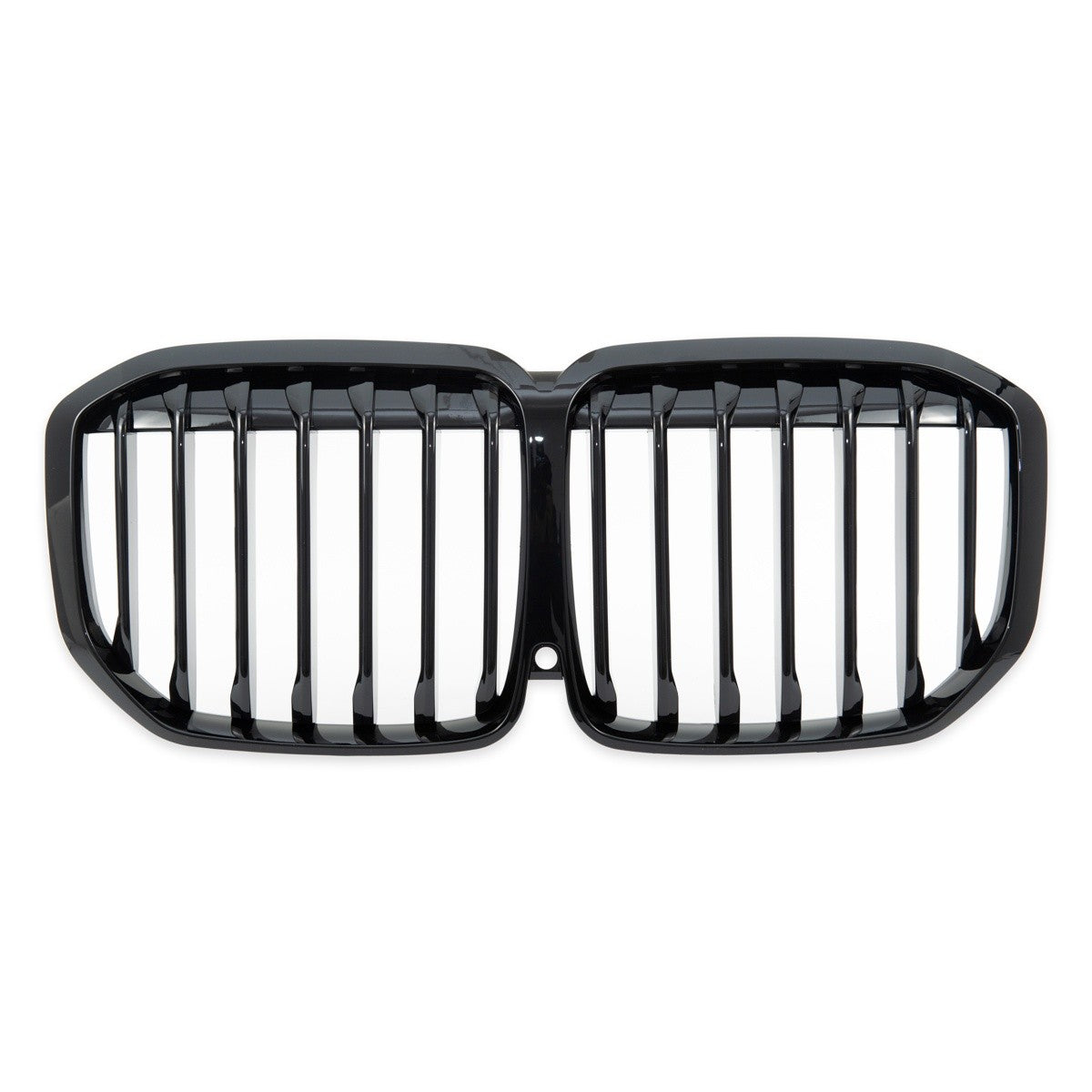 Grill Single Line Hochglanz Schwarz passend für BMW X7 (G07) 2019-2022