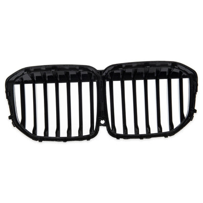 Grill Single Line Hochglanz Schwarz passend für BMW X7 (G07) 2019-2022