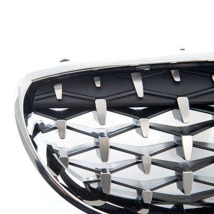 Kühlergrill Hochglanz Schwarz & Chrom passend für BMW 5er E60 E61 2003-2010