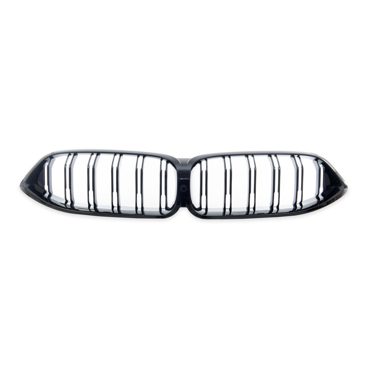 Doppellinien Grill Hochglanz Schwarz passend für BMW 8er G14 G15 G16 2018-2021