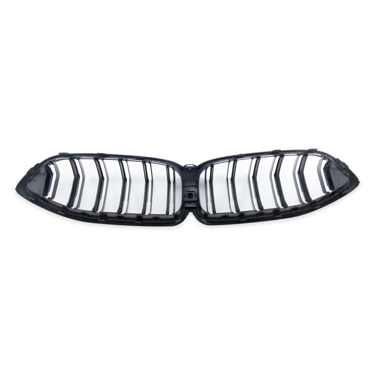 Doppellinien Grill Hochglanz Schwarz passend für BMW 8er G14 G15 G16 2018-2021