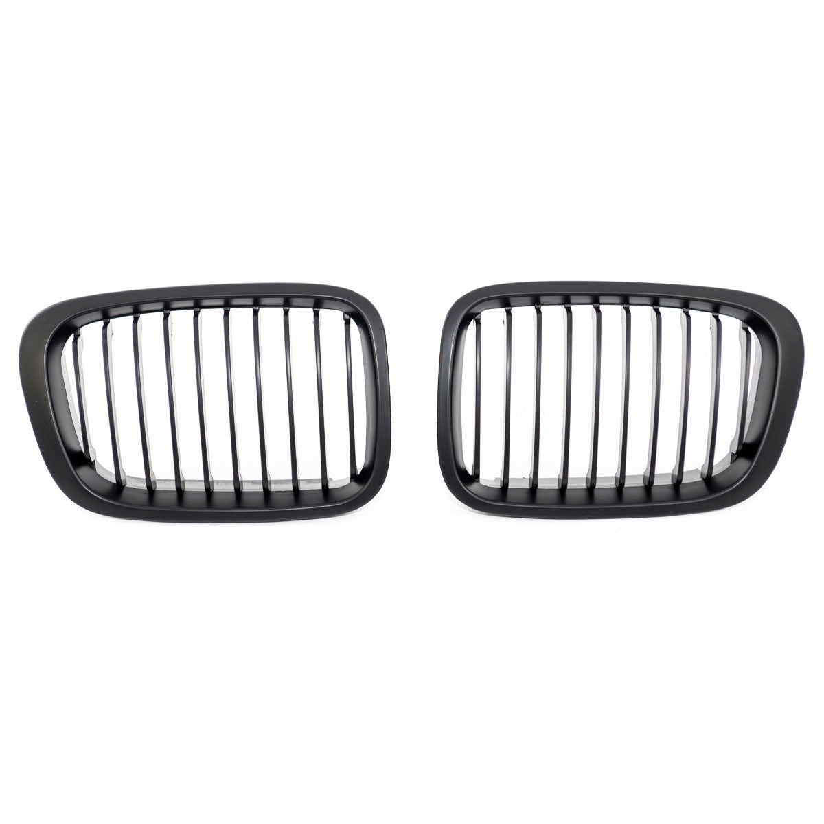 Kühlergrill Einzel-Linie Matt Schwarz passend für BMW 3er E46 1998-2001