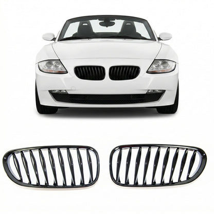 Hochglanz Schwarz Kühlergrill passend für BMW Z4 E85 E86 2002-2008