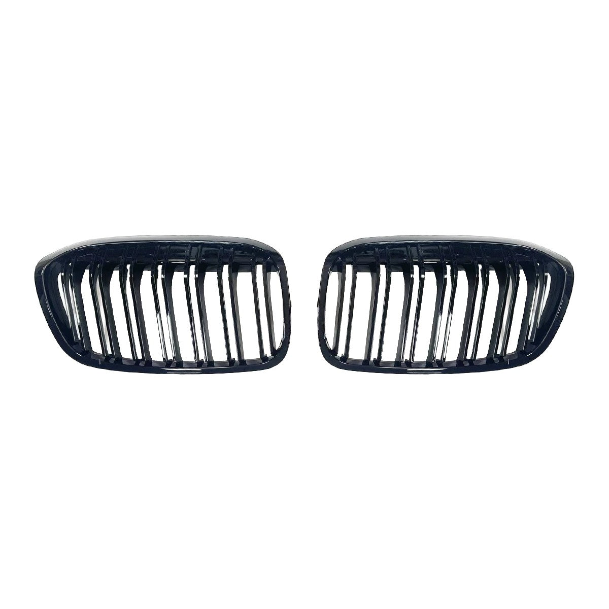 Doppellinien Grill Hochglanz Schwarz passend für BMW 2er F45 F46 2018-2021