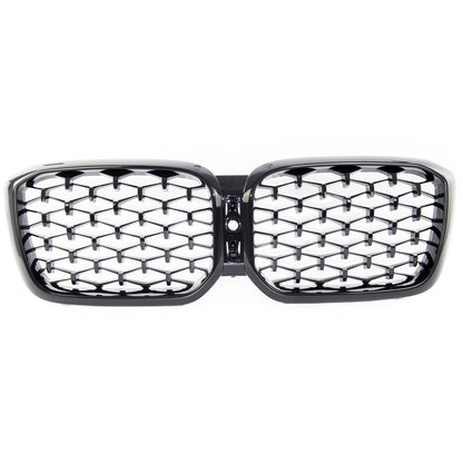 Frontgrill Hochglanz Schwarz passend für BMW X3 G01 X4 G02 2021->>