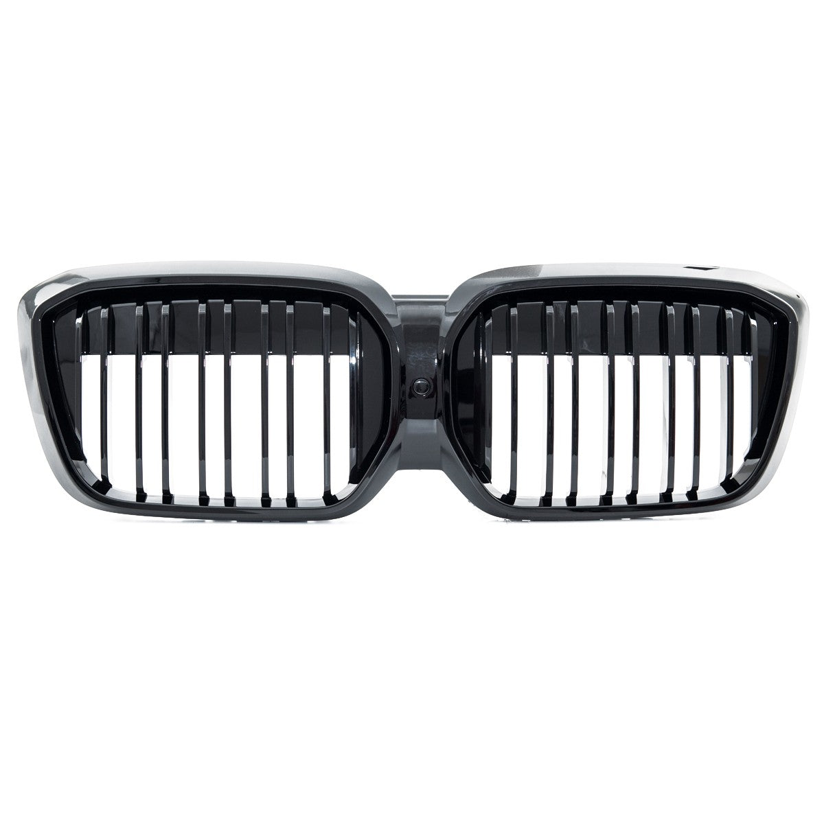 Hochglanz Schwarz Doppellinien Frontgrill passend für BMW iX3 (G08) 2021->>