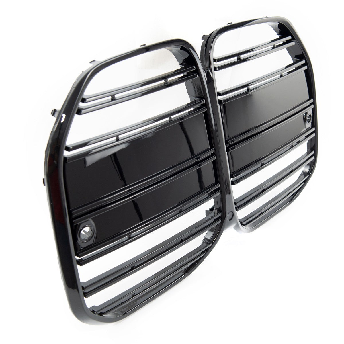 Frontgrill Hochglanz Schwarz Doppellinie passend für BMW 4er G22 G23 2021+