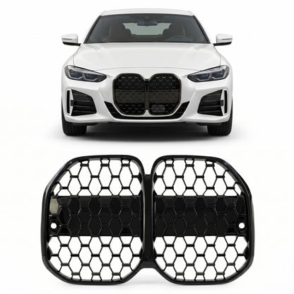 Frontgrill Hochglanz Schwarz passend für BMW 4er G22 G23 2021-