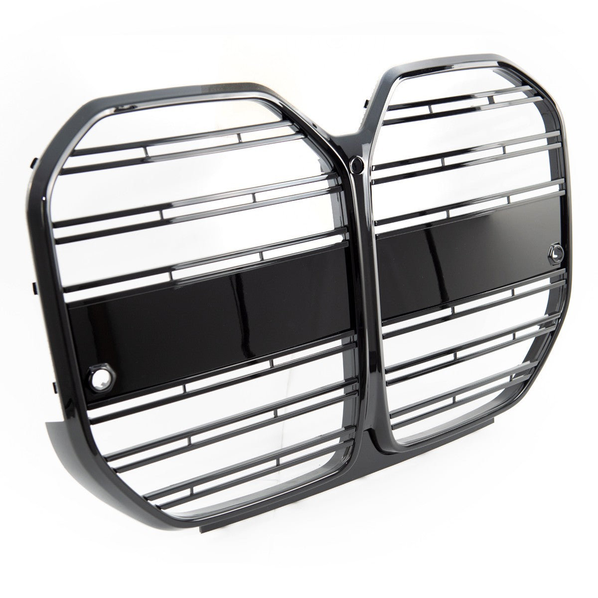 Frontgrill Hochglanz Schwarz Doppellinie passend für BMW 4er G26 2021-On
