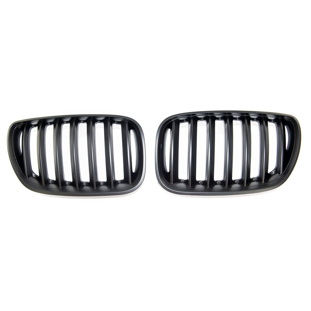 Einliniger Matt Schwarz Frontgrill passend für BMW X5 (E53) 2003-2007
