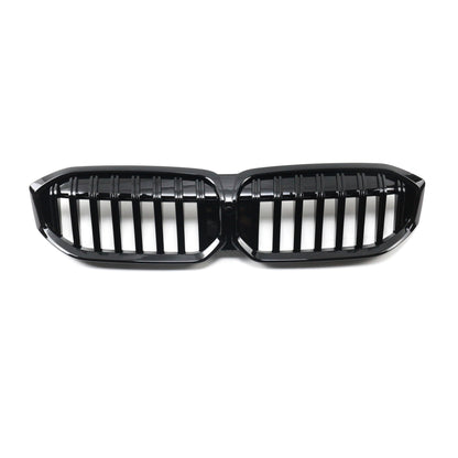 Frontgrill Hochglanz Schwarz Einzellinie passend für BMW 3er G20 G21 2022-