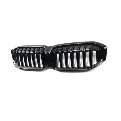 Frontgrill Hochglanz Schwarz Einzellinie passend für BMW 3er G20 G21 2022-