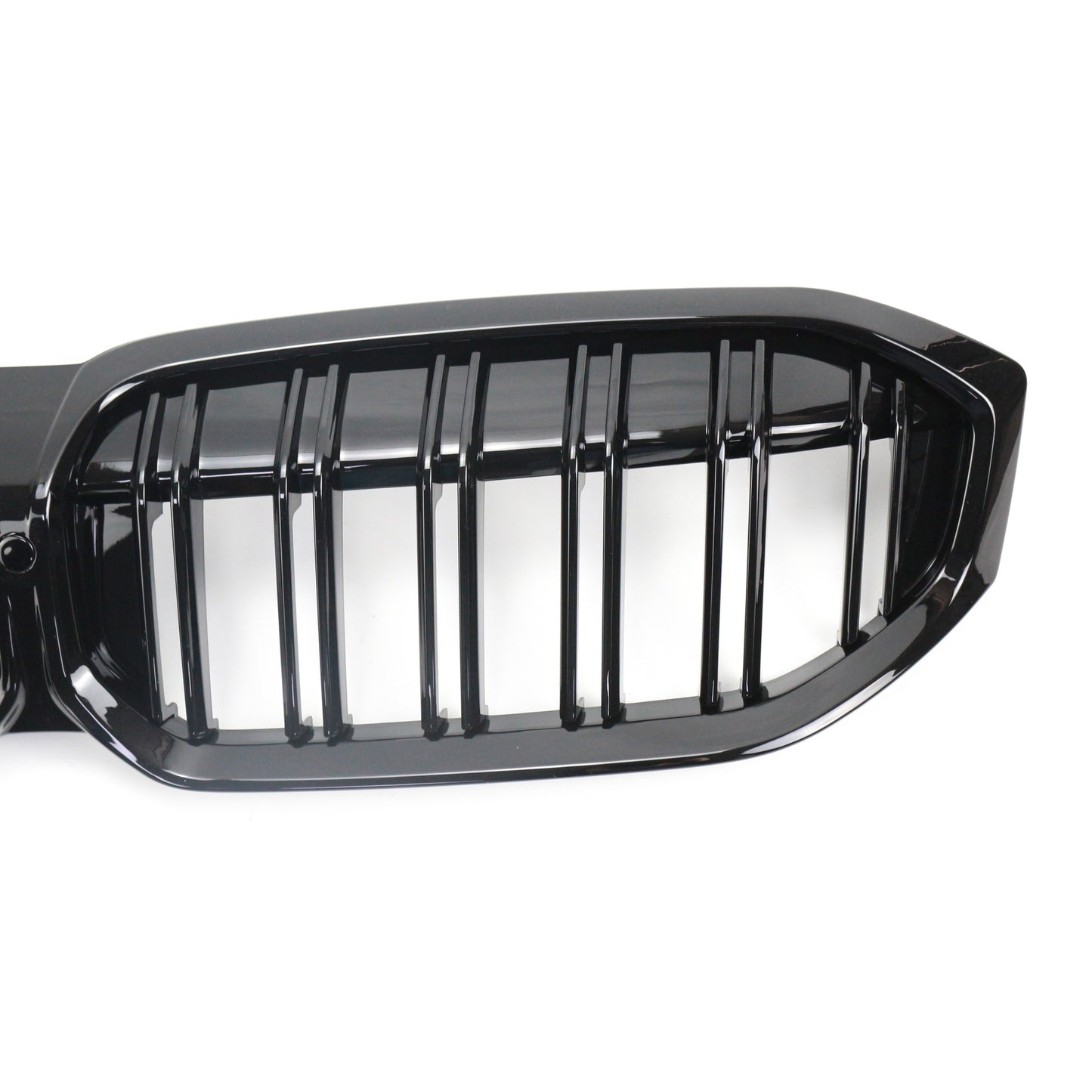 Frontgrill Hochglanz Schwarz Doppellinie passend für BMW 3er G20 G21 2022-