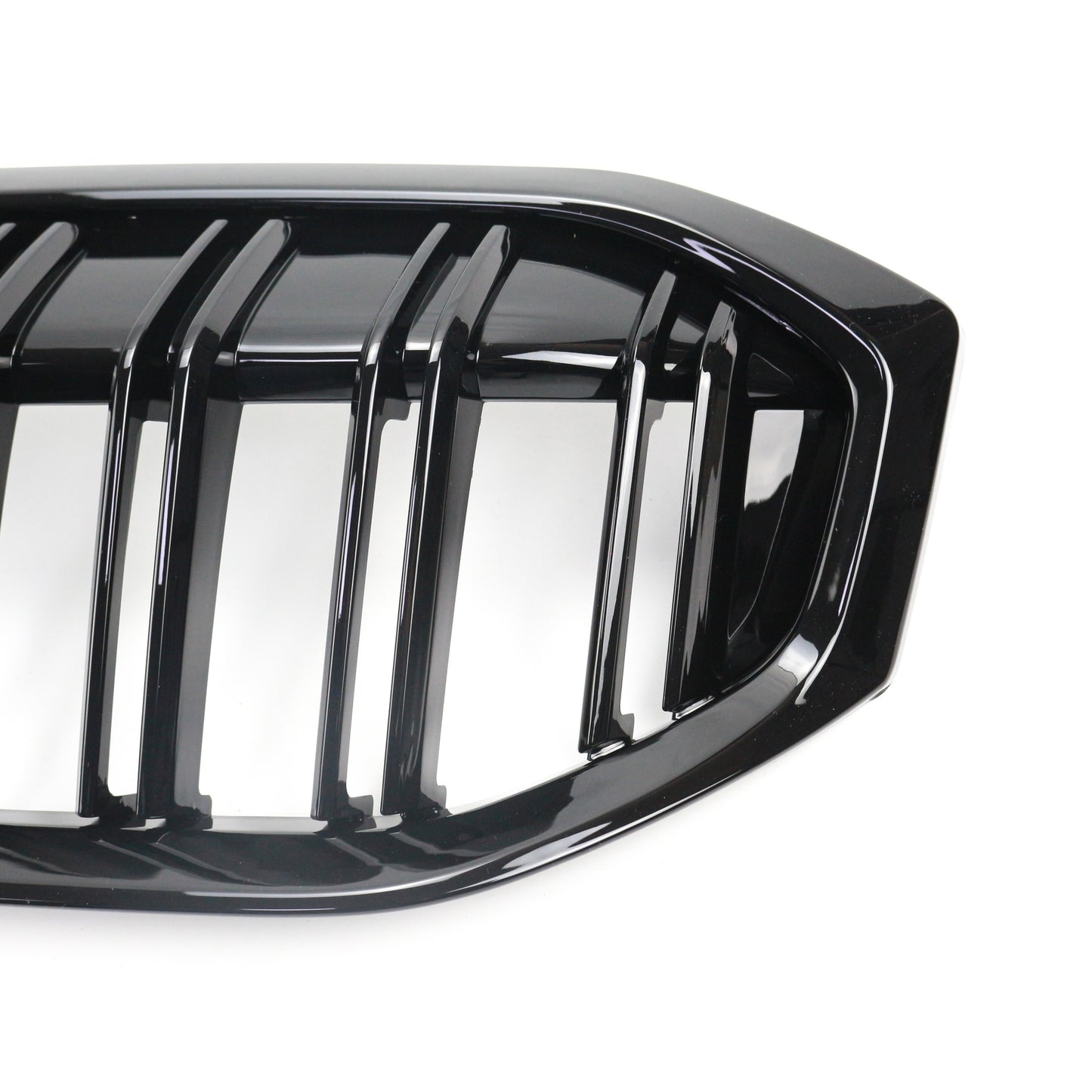 Frontgrill Hochglanz Schwarz Doppellinie passend für BMW 3er G20 G21 2022-