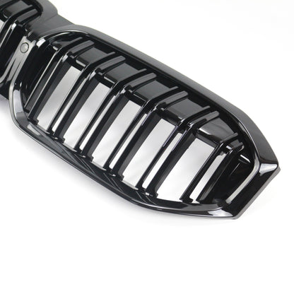 Frontgrill Hochglanz Schwarz Doppellinie passend für BMW 3er G20 G21 2022-
