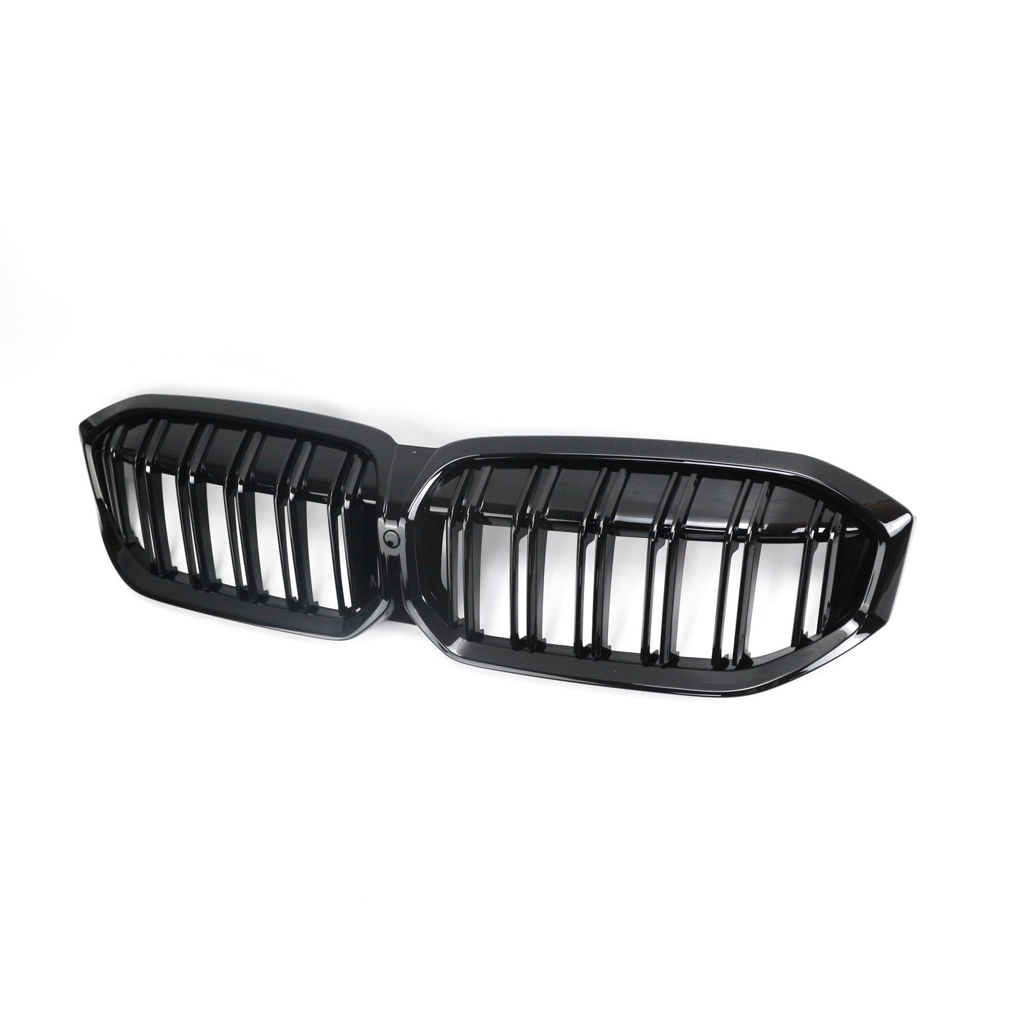 Frontgrill Hochglanz Schwarz Doppellinie passend für BMW 3er G20 G21 2022-