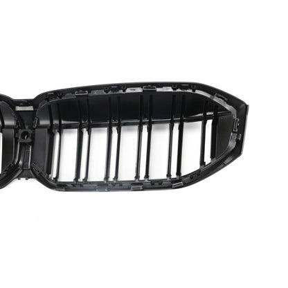 Frontgrill Hochglanz Schwarz Doppellinie passend für BMW 3er G20 G21 2022-