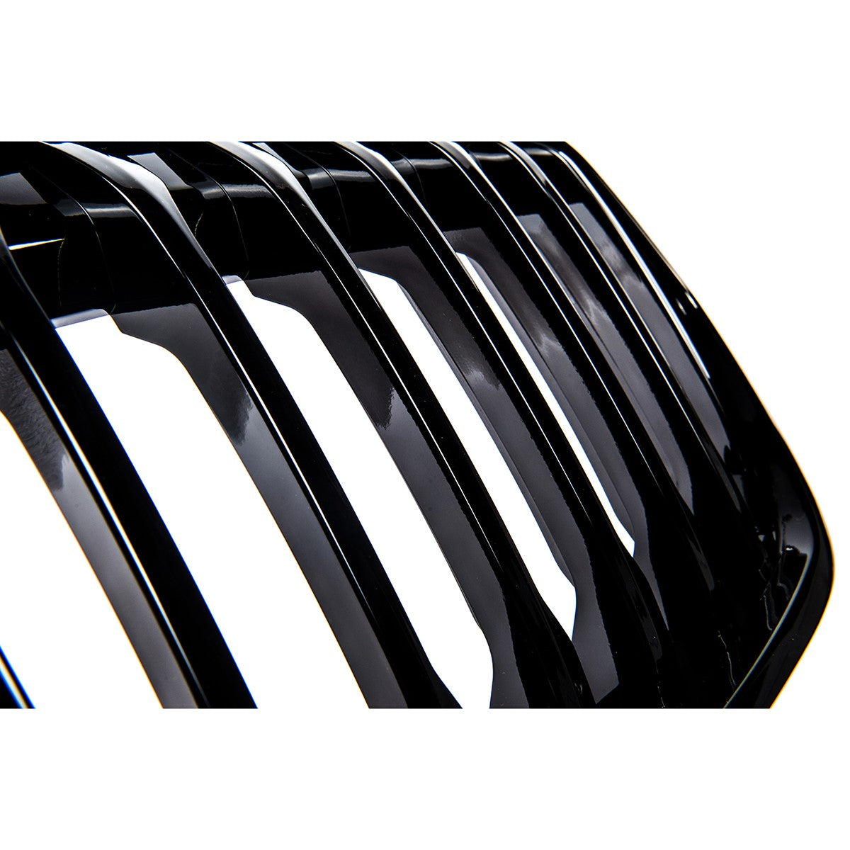 Kühlergrill Hochglanz Schwarz mit einer Linie passend für BMW X1 F48 2019-2022