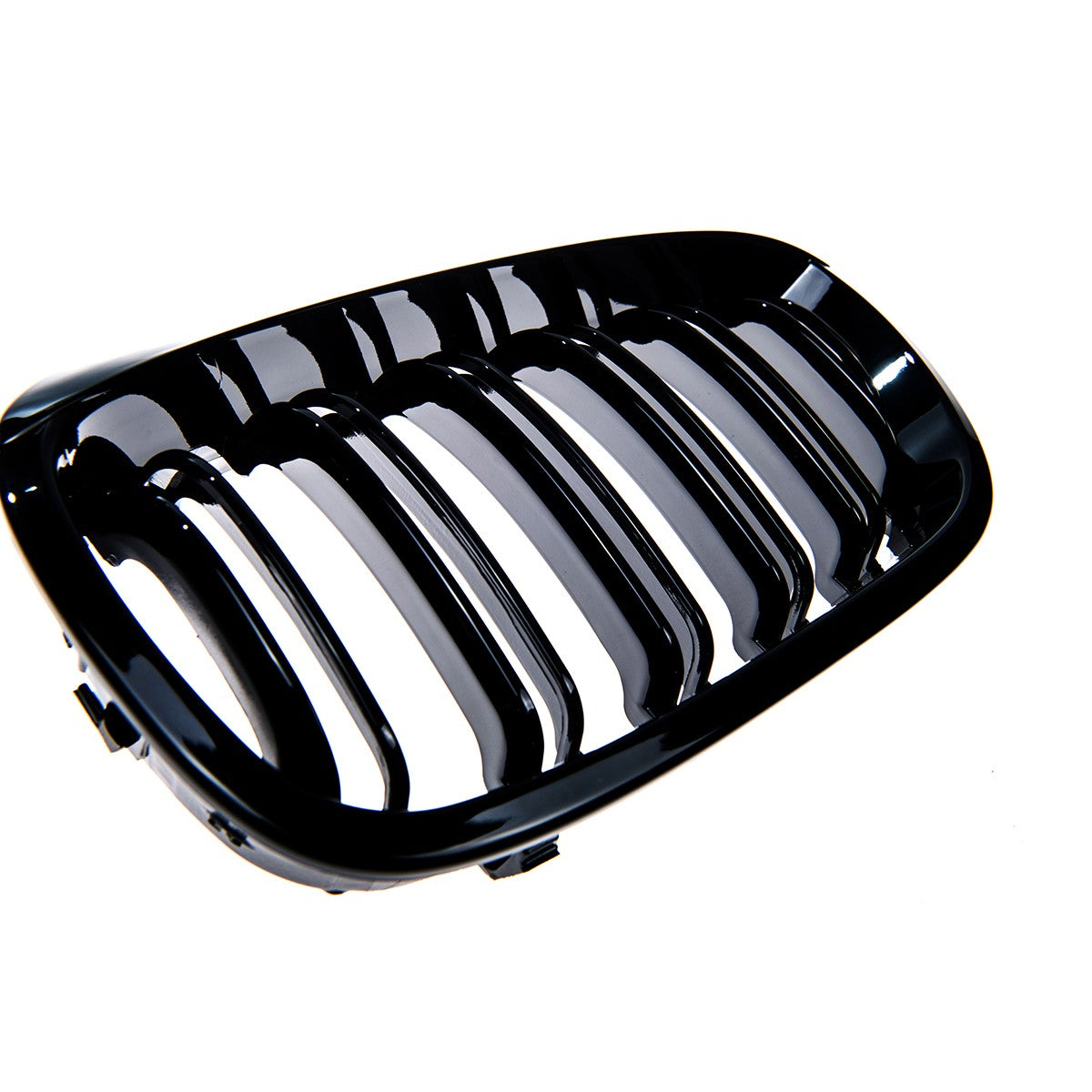 Sportgrill Hochglanz Schwarz Dual Line passend für BMW 3er E46 2003-2007