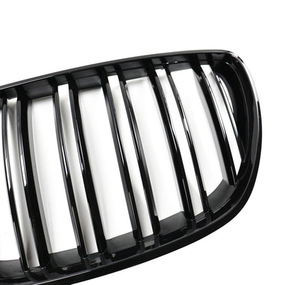 Sportgrill Hochglanz Schwarz Dual Line passend für BMW X5 E53 2003-2006