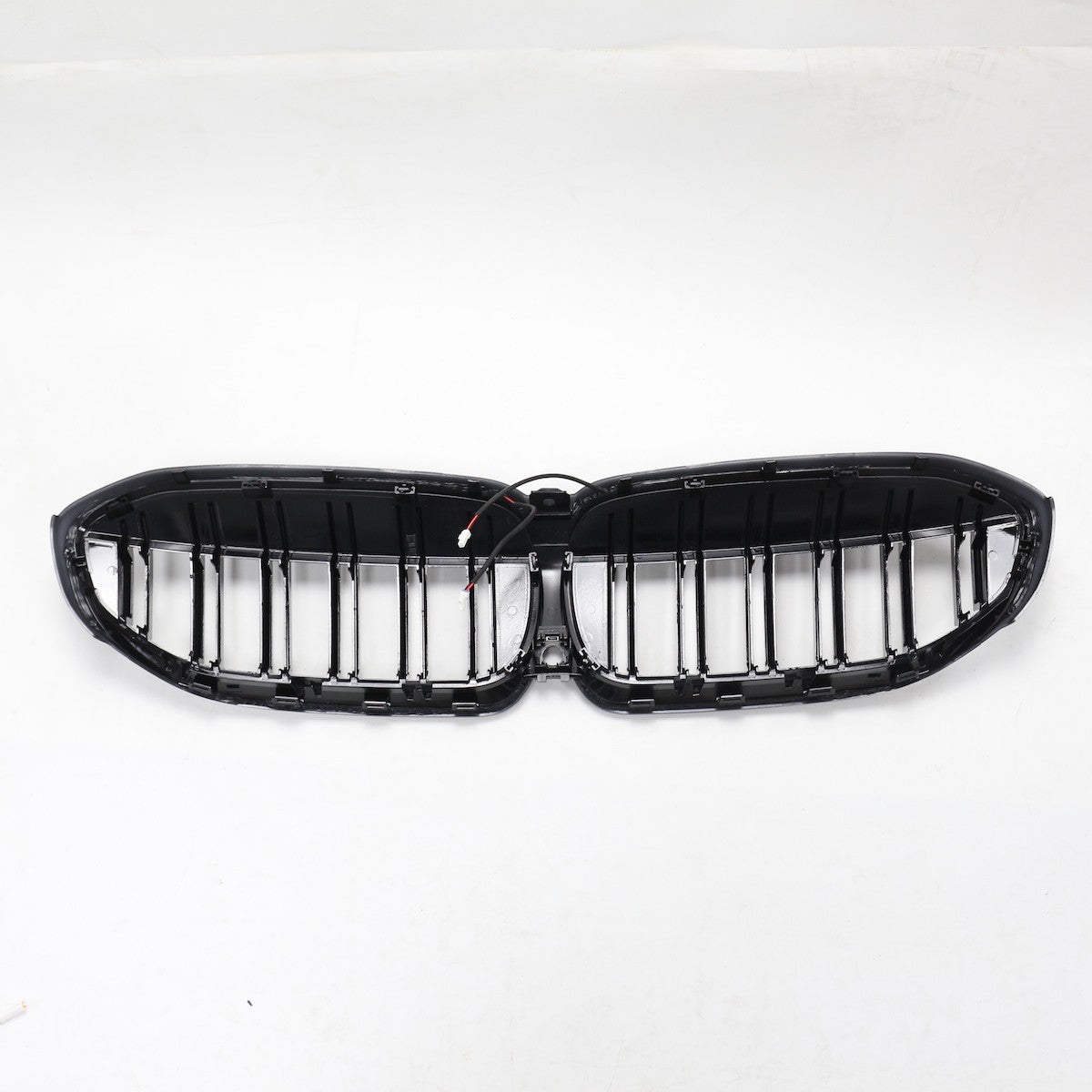 LED Doppelstreben Hochglanz Schwarz Grill passend für BMW 3er G20 2019-2022
