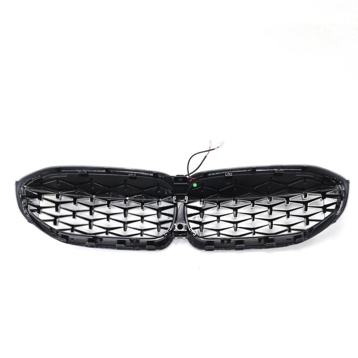 LED Diamant Hochglanz Schwarz Grill passend für BMW 3er G20 2019-2022