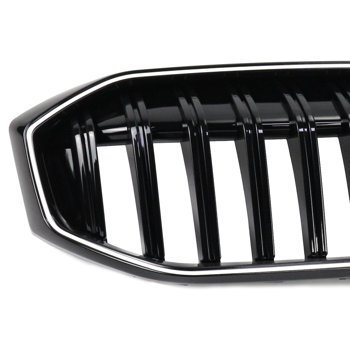 LED Einzelstreben Hochglanz Schwarz Grill passend für BMW 3er G20 LCI 2023+