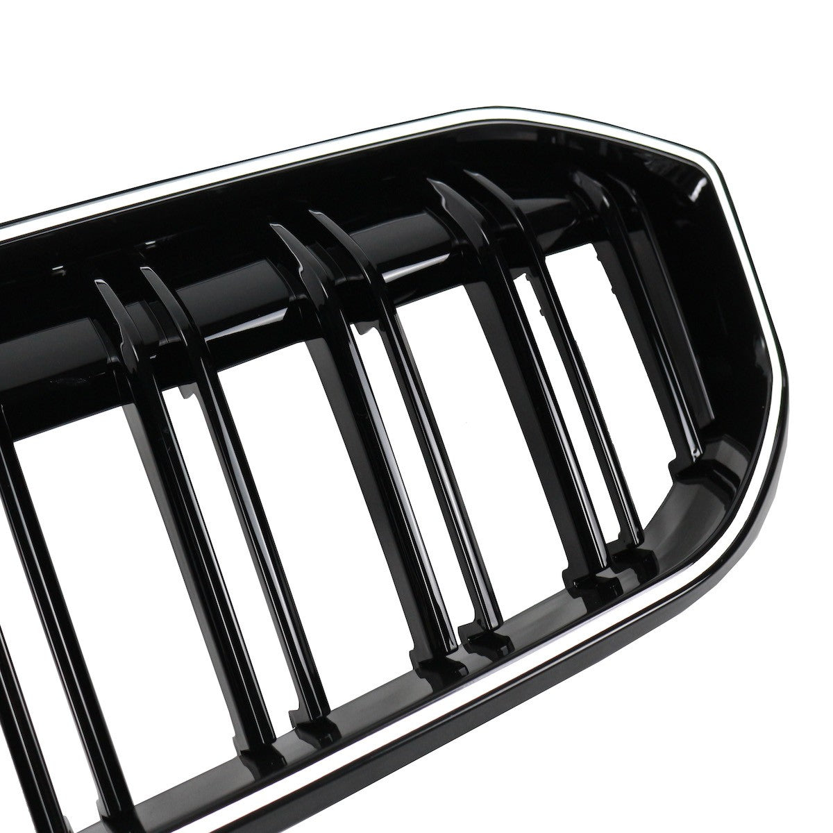 LED Doppelstreben Hochglanz Schwarz Grill passend für BMW 3er G20 LCI 2023+