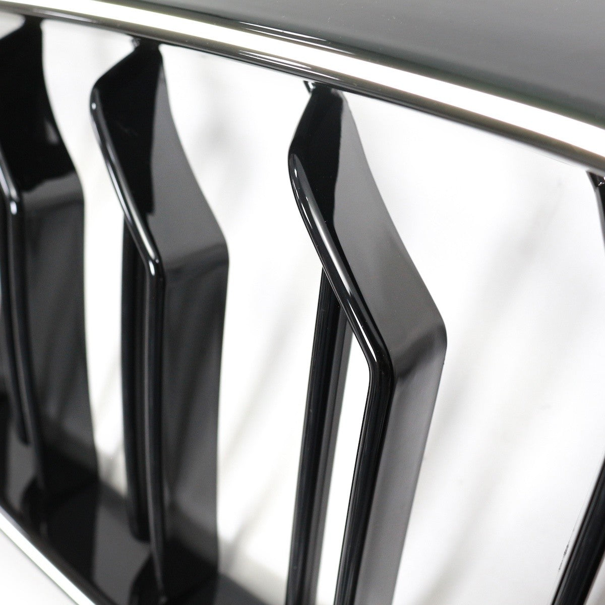 LED Doppelstreben Hochglanz Schwarz Frontgrill passend für BMW 5er G30 2017-2020