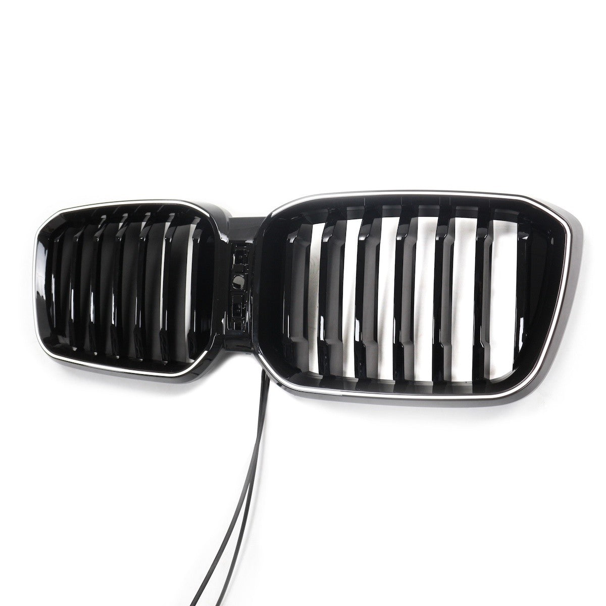 LED Einzelstreben Hochglanz Schwarz Grill passend für BMW X3 G01 LCI 2023+