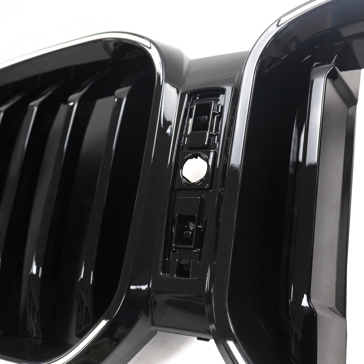 LED Einzelstreben Hochglanz Schwarz Grill passend für BMW X3 G01 LCI 2023+