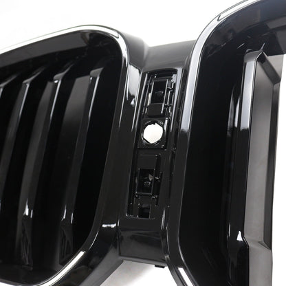 LED Einzelstreben Hochglanz Schwarz Grill passend für BMW X3 G01 LCI 2023+
