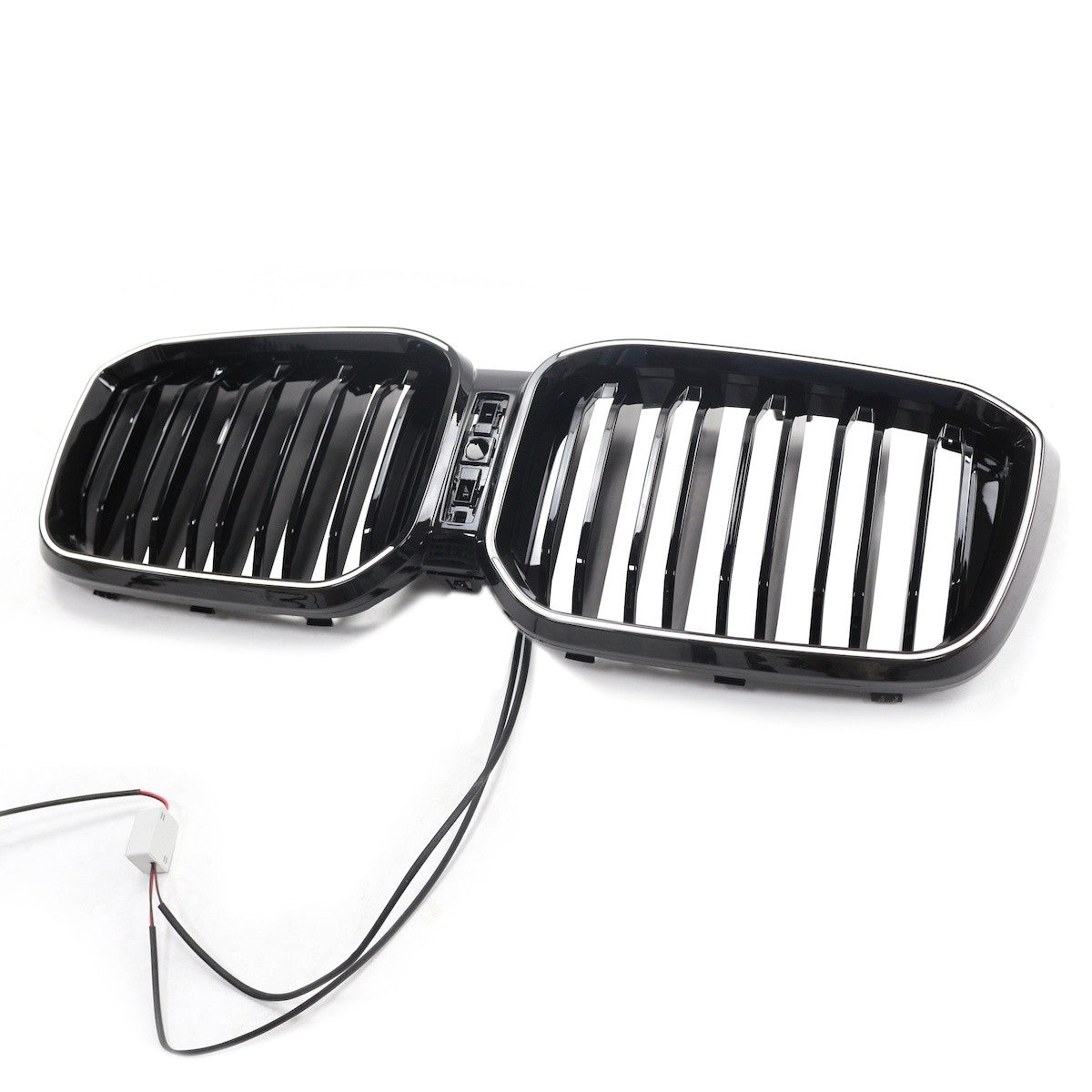 LED Doppelstreben Hochglanz Schwarz Grill passend für BMW X3 G01 2023+