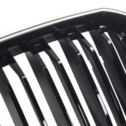 LED Doppelstreben Hochglanz Schwarz Grill passend für BMW X3 G01 2023+