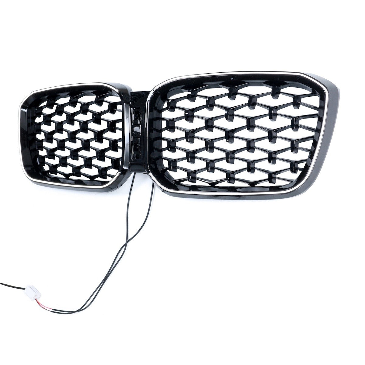 LED Diamant Hochglanz Schwarz Grill passend für BMW X3 G01 LCI 2023+