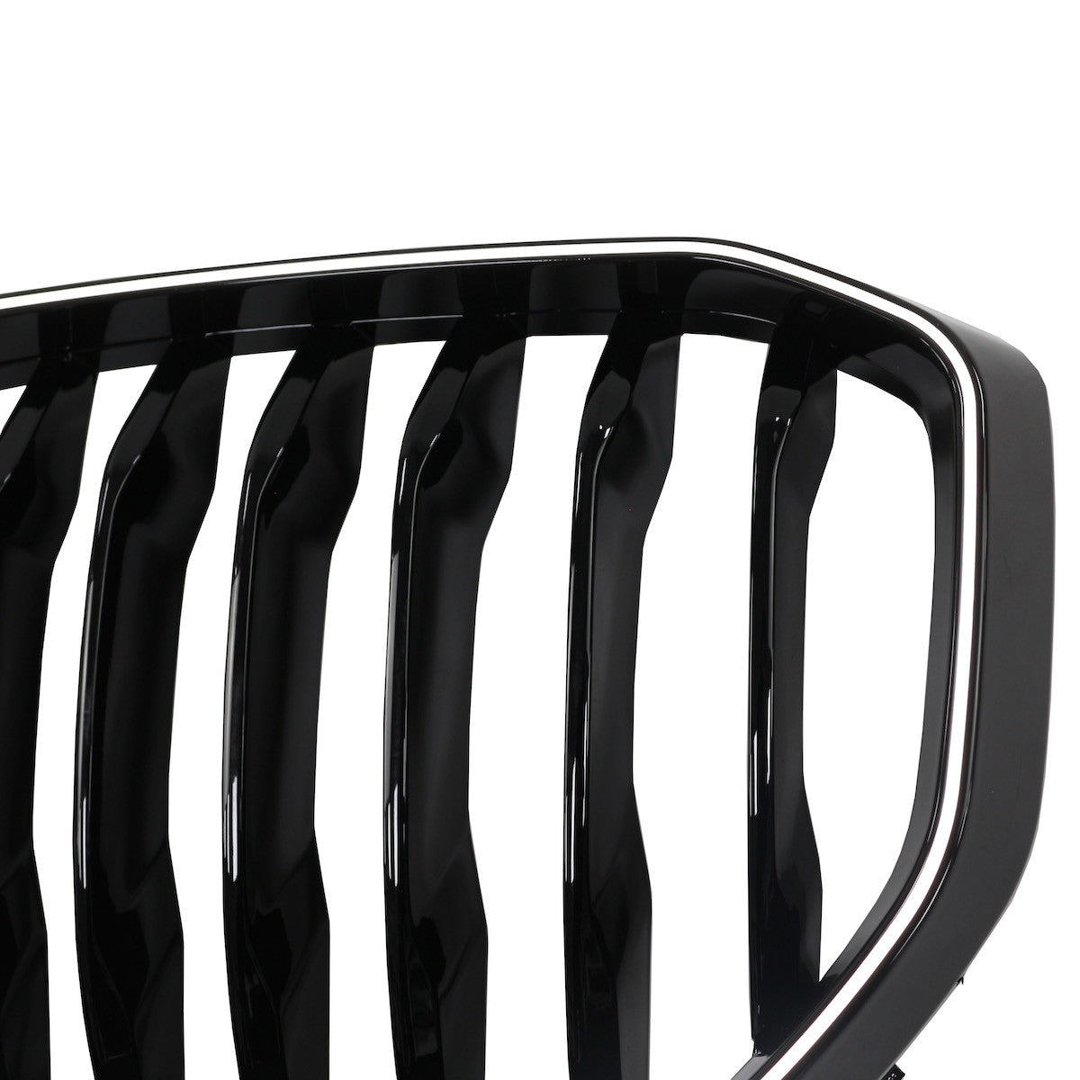 LED Einzelstreben Hochglanz Schwarz Frontgrill passend für BMW X5 G05 2019-heute