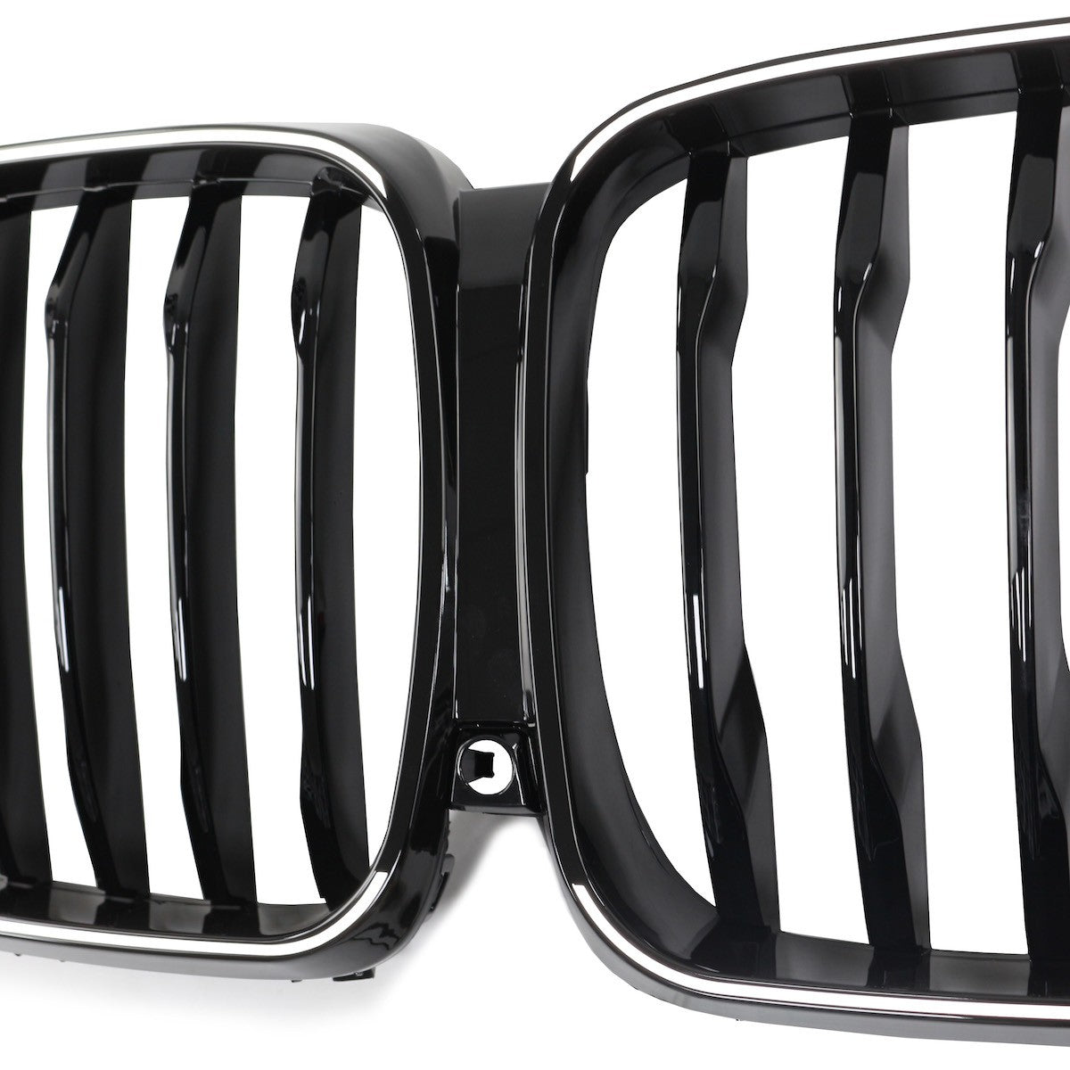 LED Einzelstreben Hochglanz Schwarz Frontgrill passend für BMW X5 G05 2019-heute