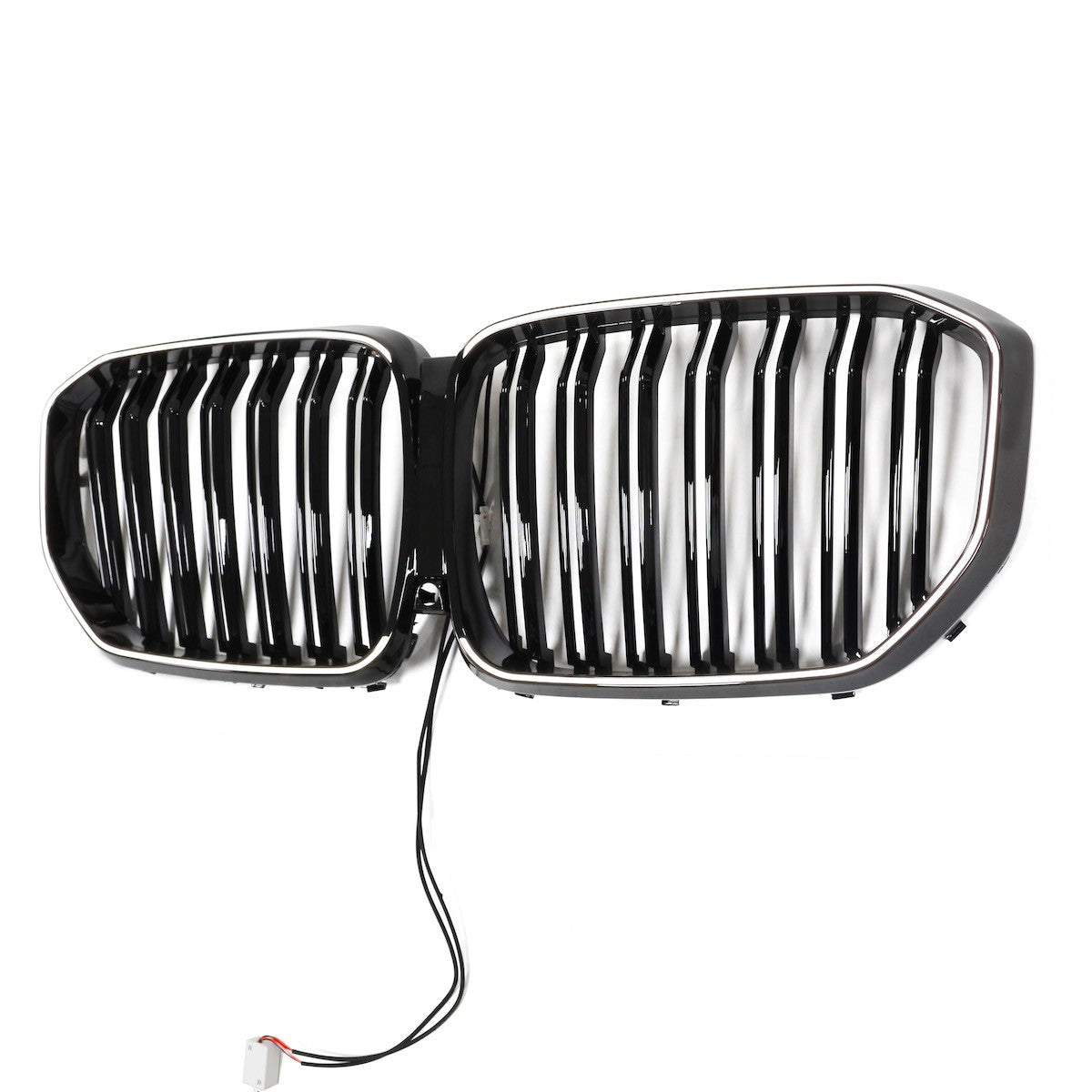 LED Doppelstreben Hochglanz Schwarz Frontgrill passend für BMW X5 G05 2019+