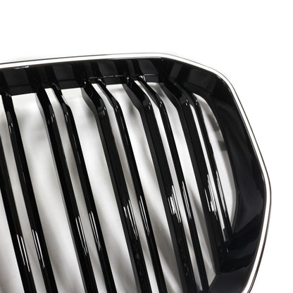 LED Doppelstreben Hochglanz Schwarz Frontgrill passend für BMW X5 G05 2019+