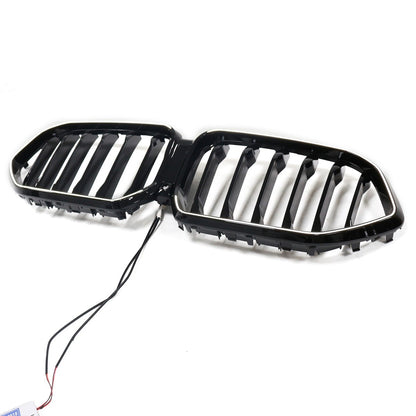 LED Einzelstreben Hochglanz Schwarz Grill passend für BMW X6 G06 LCI 2023+